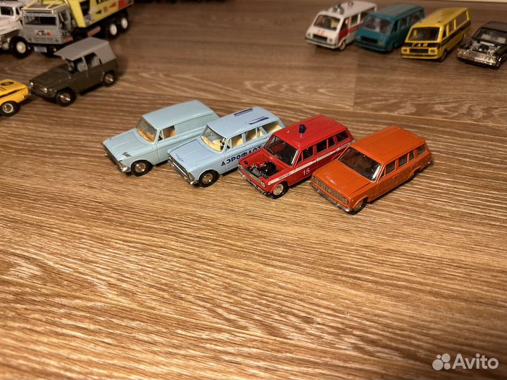 1:43 СССР: газ 24 А14, УАЗ 469 А34, Москвич 403