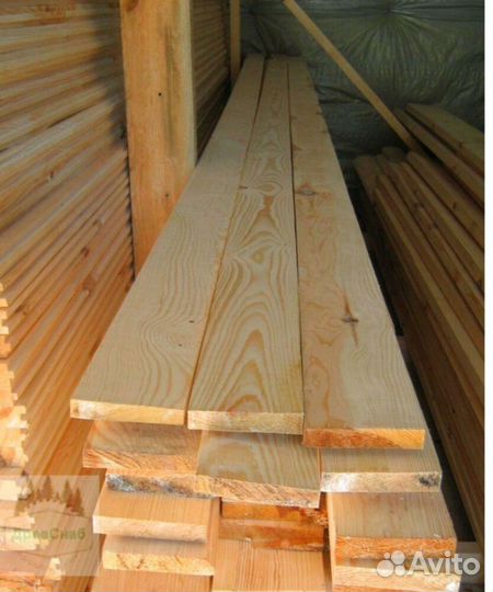 Доска сухая строганная