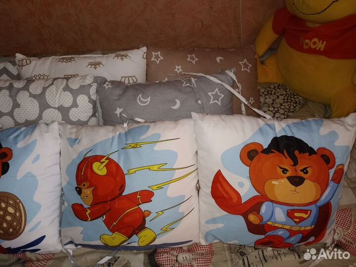 Бортики в детскую кроватку