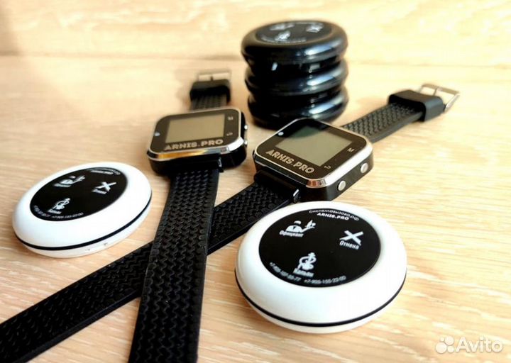 Кнопка вызова персонала, официанта, часы-пейджер