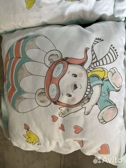 Бортики в детскую кроватку