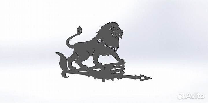 3Д модель Флюгера