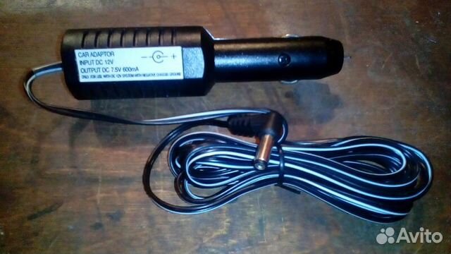 CAR аdaptor 7.5V 600ma 12B.панель LG TCC 5620.анте