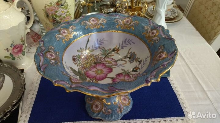 Ваза для фруктов. Пион. Satsuma. Мориаж