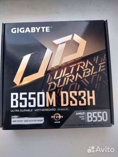 Материнская плата B550M Gigabyte DS3H новая