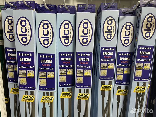 Щетки стеклоочистителя Alca, Heyner