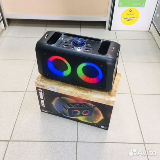 Беспроводная мини колонка Dual Ring 3