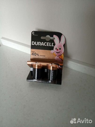 Батарейки Duracell C/LR14. Новые оригинал