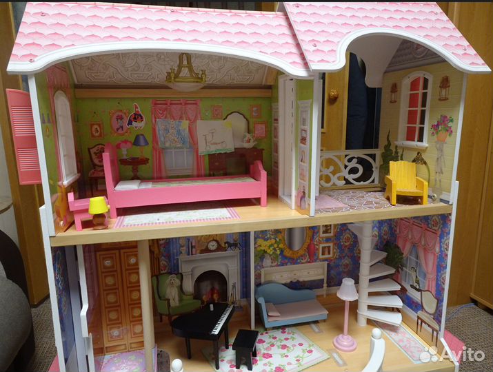 Винтажный кукольный дом KidKraft для Барби