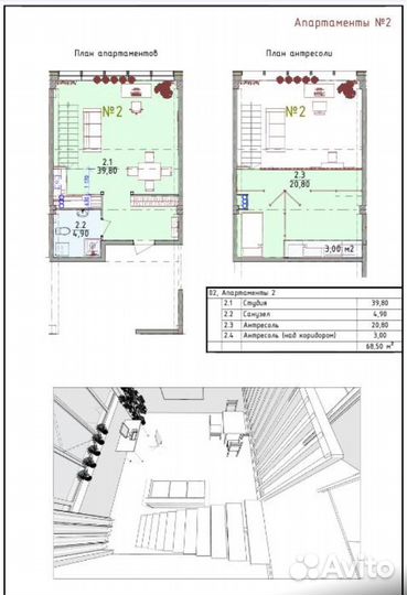 Апартаменты лофт