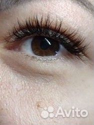 Наращивание ресниц модели