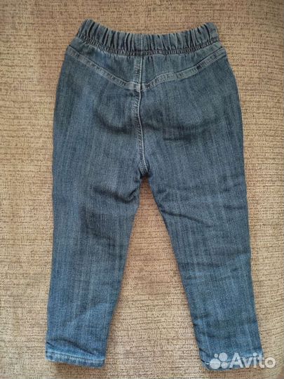 Джинсы теплые для девочки