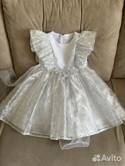 Платье снежинка