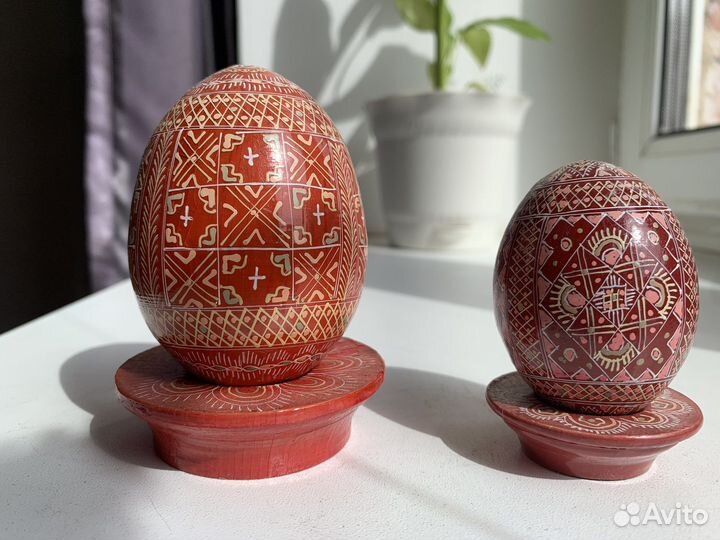 Яйцо пасхальное деревянное