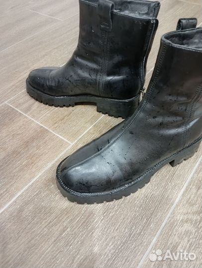 Ботинки женские 38 размера кожаные