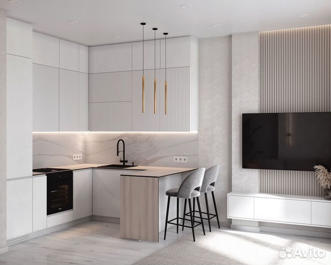 Кухня под потолок по индивидуальным размерам