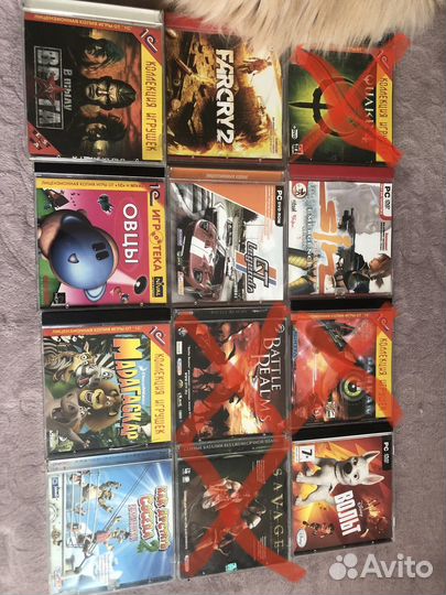 Диски с играми cd и dvd
