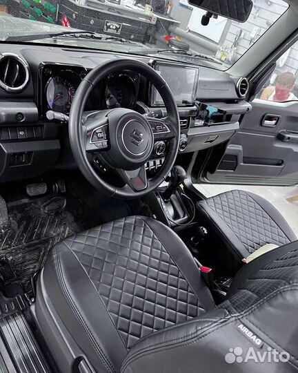 Чехлы экокожа ромб на Nissan Qashqai от Автопилот