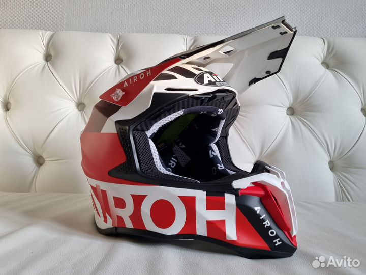 Эндуро Мотошлем Airoh Twist 2.0 Lift 2023 Red