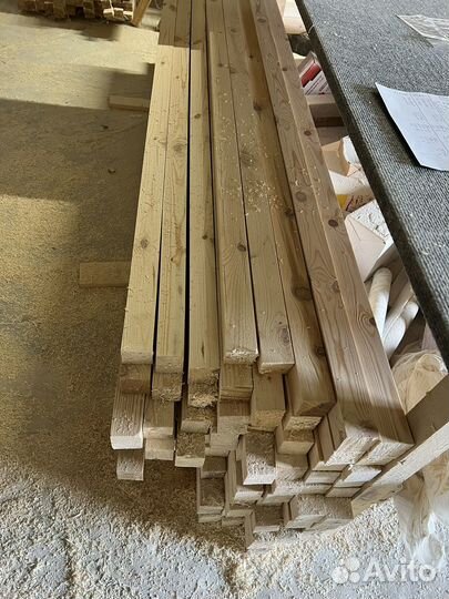 Брусок 50х50х2000 сухой строганый