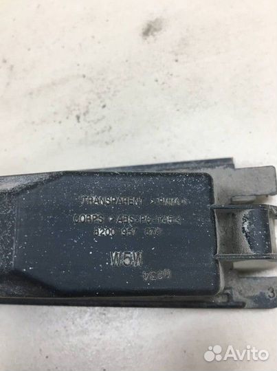 Фонарь подсветки номера Renault Logan