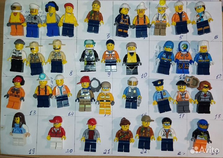 Лего сити, майнкрафт, Чима минифигурки