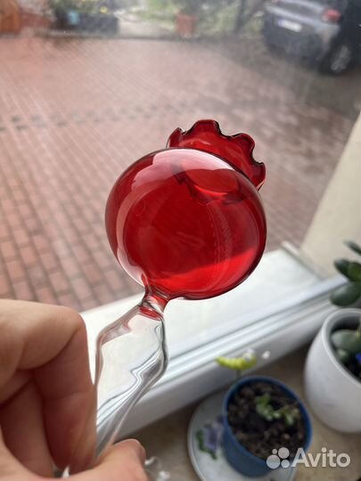 5 вазочек Лауша, Lauscha комплект(С нюансами)