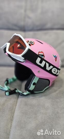 Горнолыжные очки uvex и шлем sinner