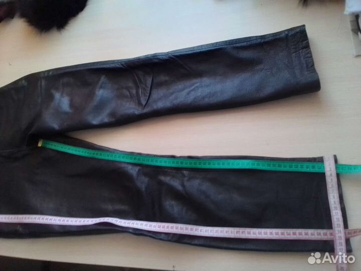 Брюки из натуральной кожи