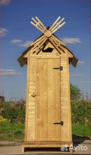 Уличный туалет с установкой