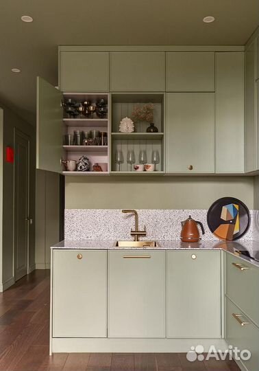 Прямая кухня на заказ под ключ