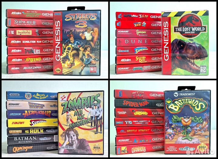 Ретро игры (Sega, Snes, Gameboy, Dendy)