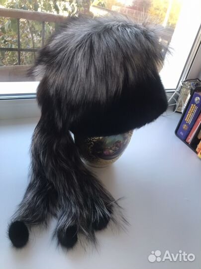 Шапка из норки и чернобурки
