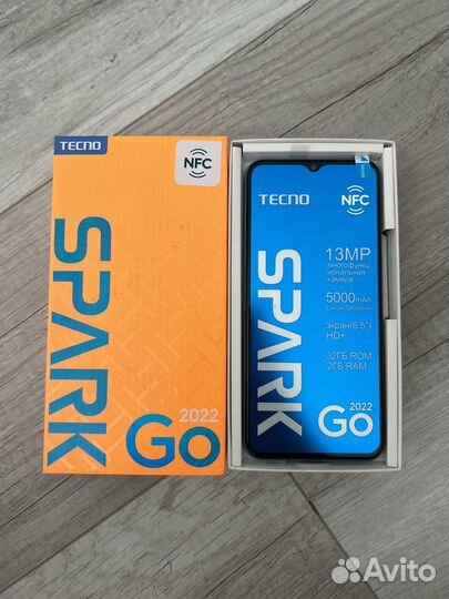 TECNO Spark Go 2022, 2/32 ГБ