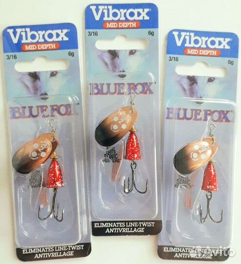 Блесны Blue Fox оригинал
