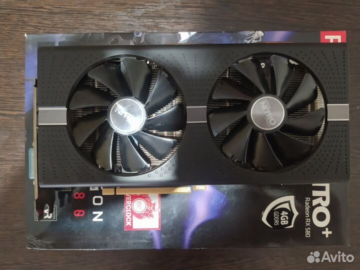 Rx 580 4gb Sapphire Nitro+, комплект