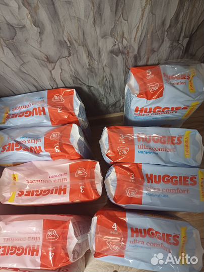 Подгузники huggies