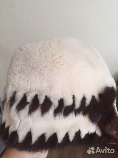 Шапка норковая женская