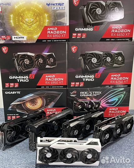 Видеокарта Nvidia / AMD и др в наличии