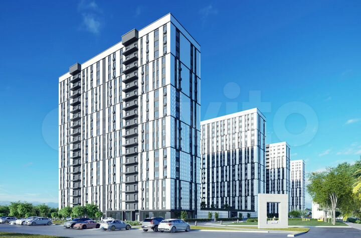 1-к. квартира, 61,6 м², 6/19 эт.