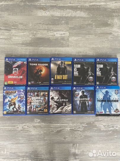 10 игр PS4/PS5 комплект