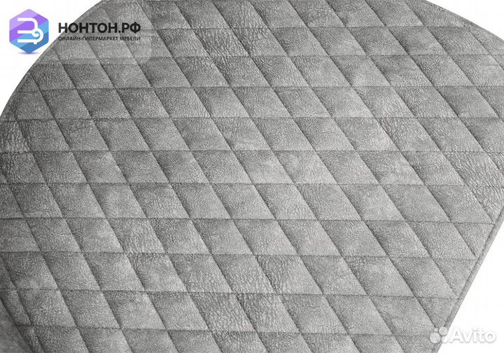 Стул Гэтсби К3 белый матовый / микровелюр светло-с