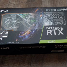 Видеокартаpalit GamingPro GeForce RTX 3070 8Gb gdd