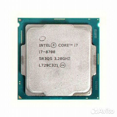 Процессор i7 8700 бу купить в Москве | Электроника | Авито