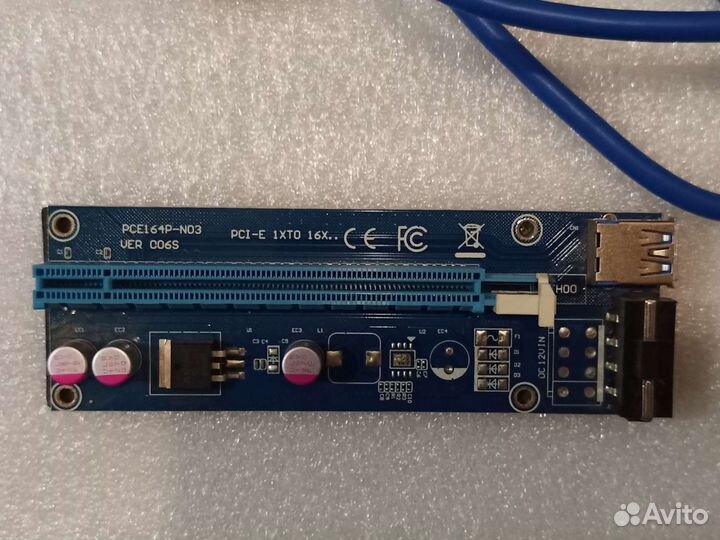 Райзер riser pci-e VER006 USB 3.0