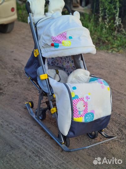 Коляска санки