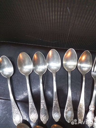 Мельхиоровые столовые приборы СССР