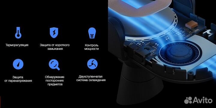 Умный держатель с зарядкой для автомобиля Xiaomi