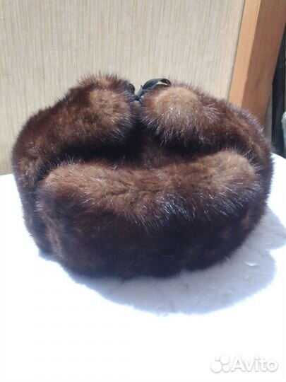 Мужская шапка, норка, бу, торг