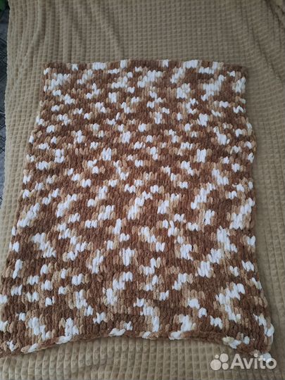 Плед из ализе пуффи